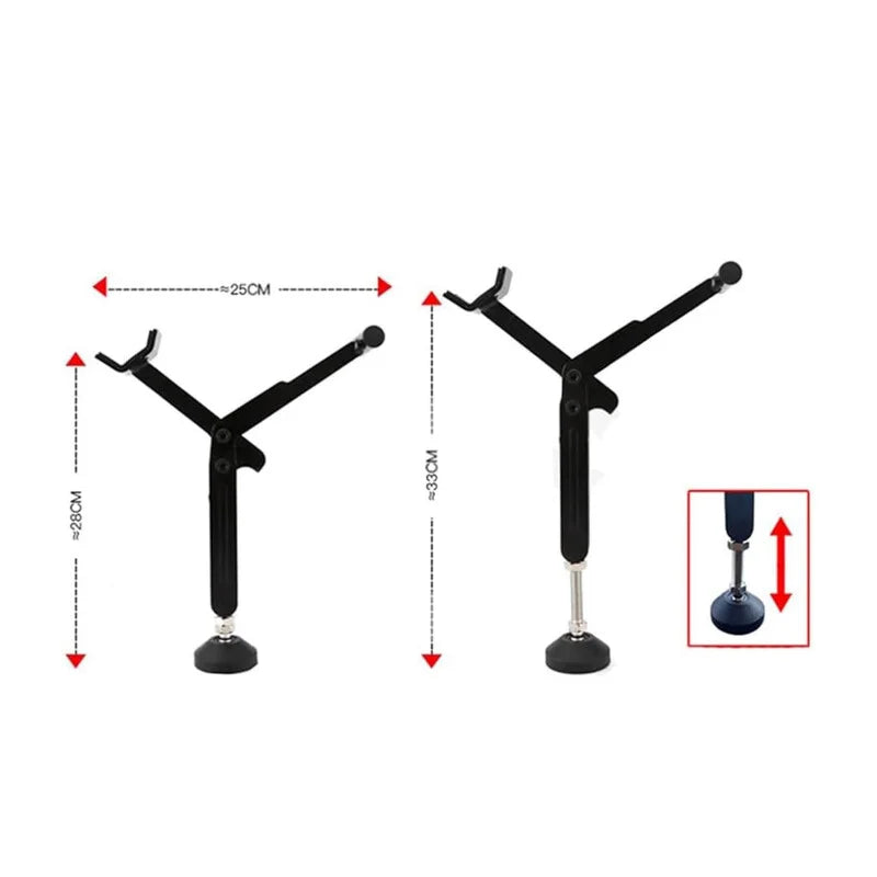 Cric moto universel portable – dimensions complètes