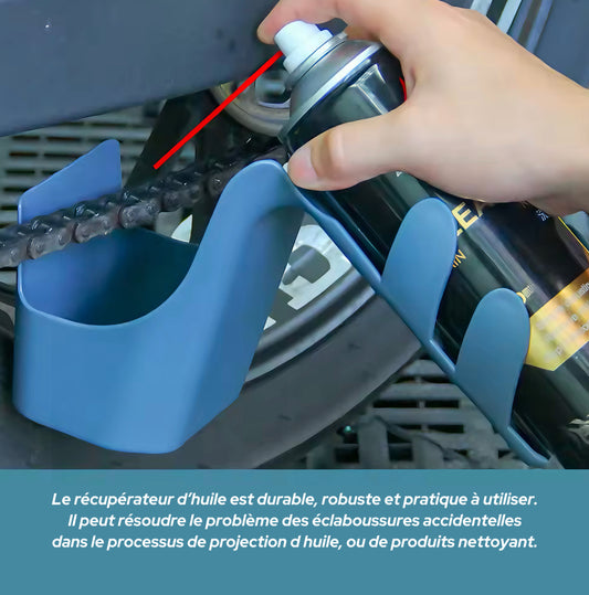 Brosse + récupérateur d'Huile pour Chaîne - CRAZYBIKELIFE