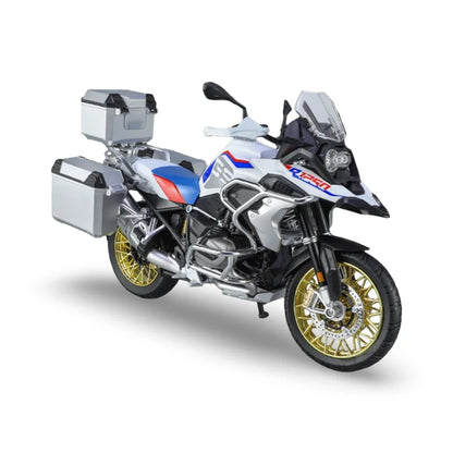 Moto miniature BMW R1250 GS réplique fidèle à l'authentique.