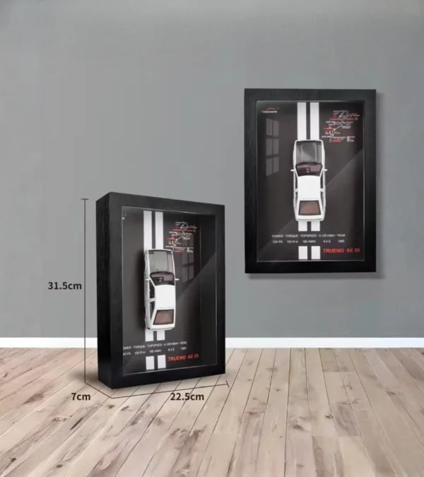 Guide des tailles du cadre lumineux 3D Lykan Hypersport – mesures exactes en centimètres