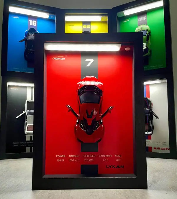 Tableau 3D Led MiniAuto - CRAZYBIKELIFE