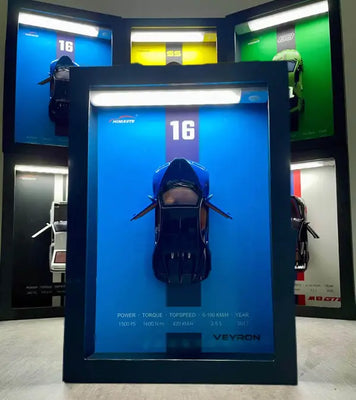 Tableau 3D LED Voiture Bugatti Veyron - Déco Murale