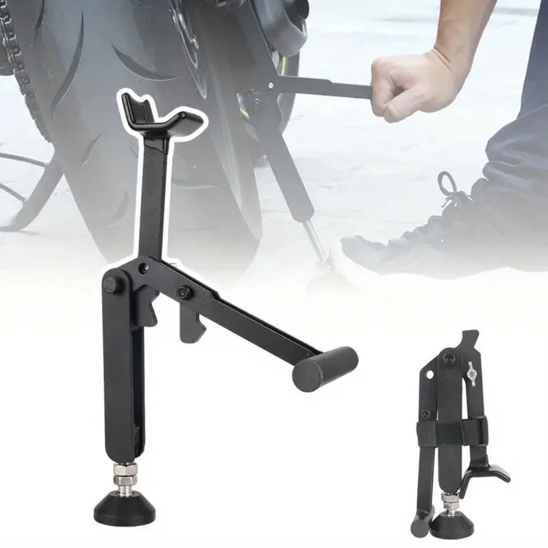 Cric d'entretien pour moto – Une béquille portable pour faire l'entretient de votre moto où que vous soyez!