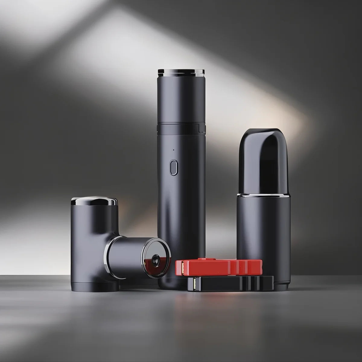 Kit auto 4-en-1 démarreur secours gonfleur pneu aspirateur lampe torche