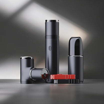 Kit auto 4-en-1 démarreur secours gonfleur pneu aspirateur lampe torche