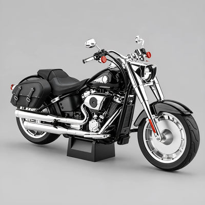 Miniature moto Fat Boy 1:6 - Son, fumée & lumière