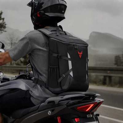 Sac à dos moto grande capacité imperméable et extensible