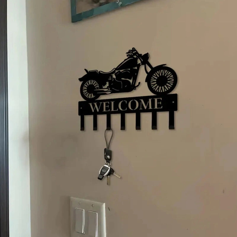 porte-cles-mural-moto-custom-7-crochets